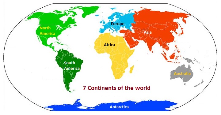Continents of the world What is a Continent